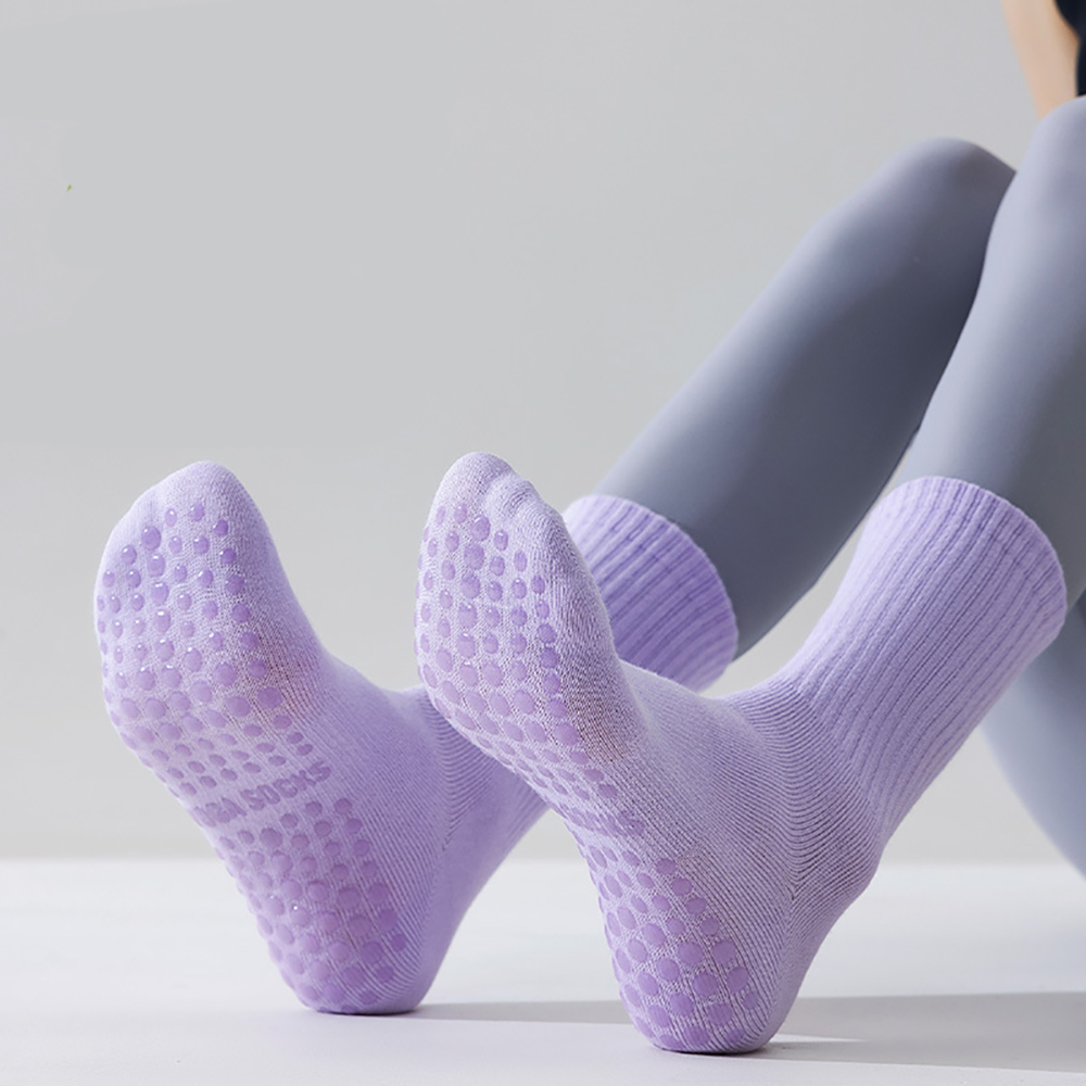 Pilates & Yoga Vertebrasana - Kaus Kaki Yoga Wanita Berkualitas Tinggi,