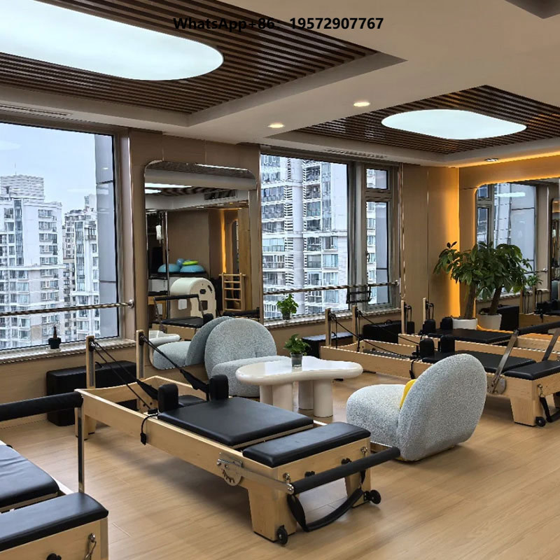 Pilates And Yoga Studio - Tempat Tidur Pilates Kayu Maple yang