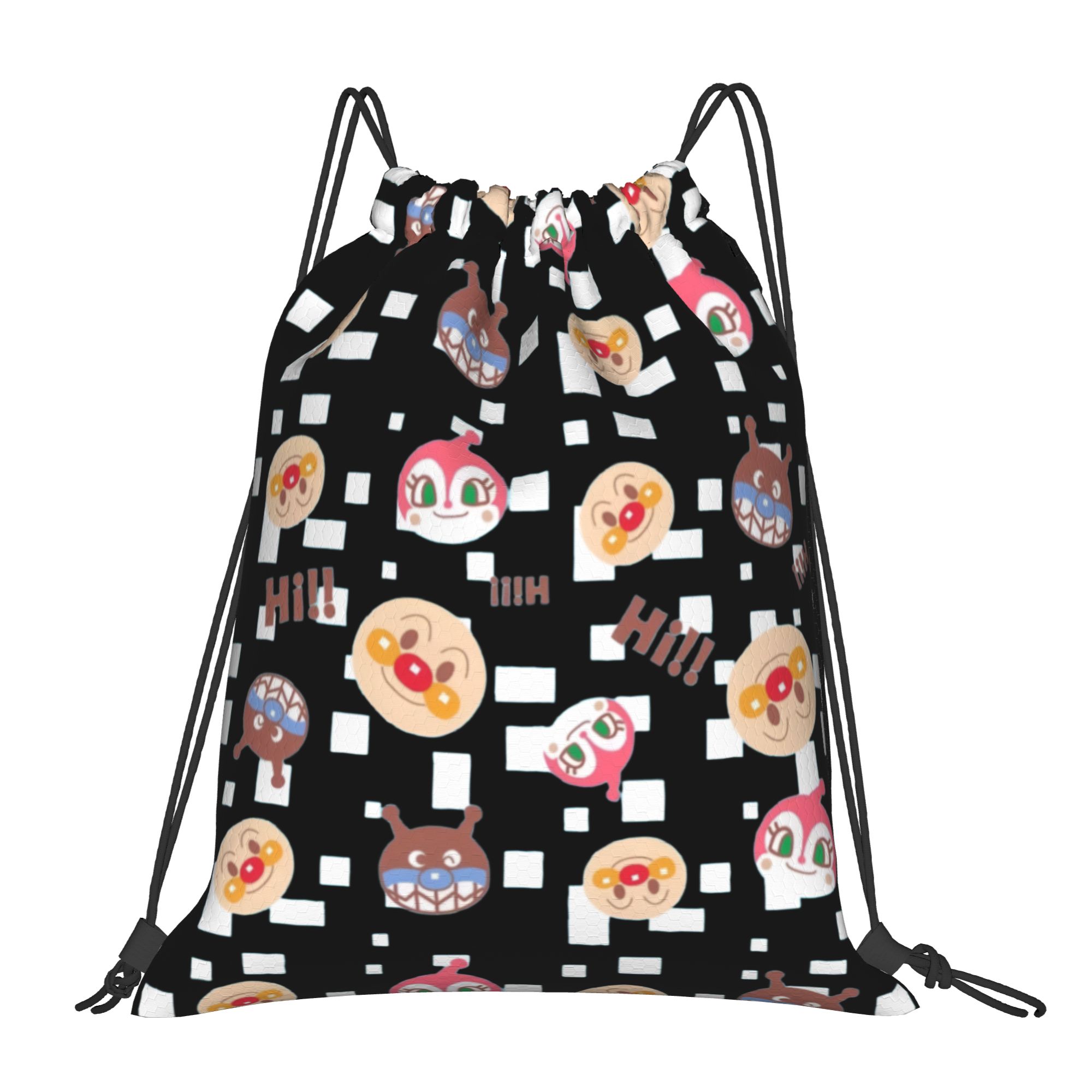 Pilates Yoga Bag - Tas Ransel Serut Anpanmans Kustom untuk