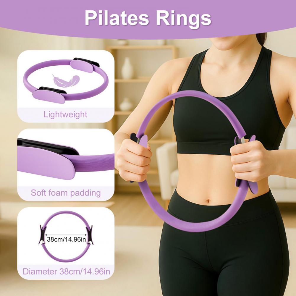 Pilates Yoga Ring - Wanita Yoga Kebugaran Cincin Lingkaran Pilates