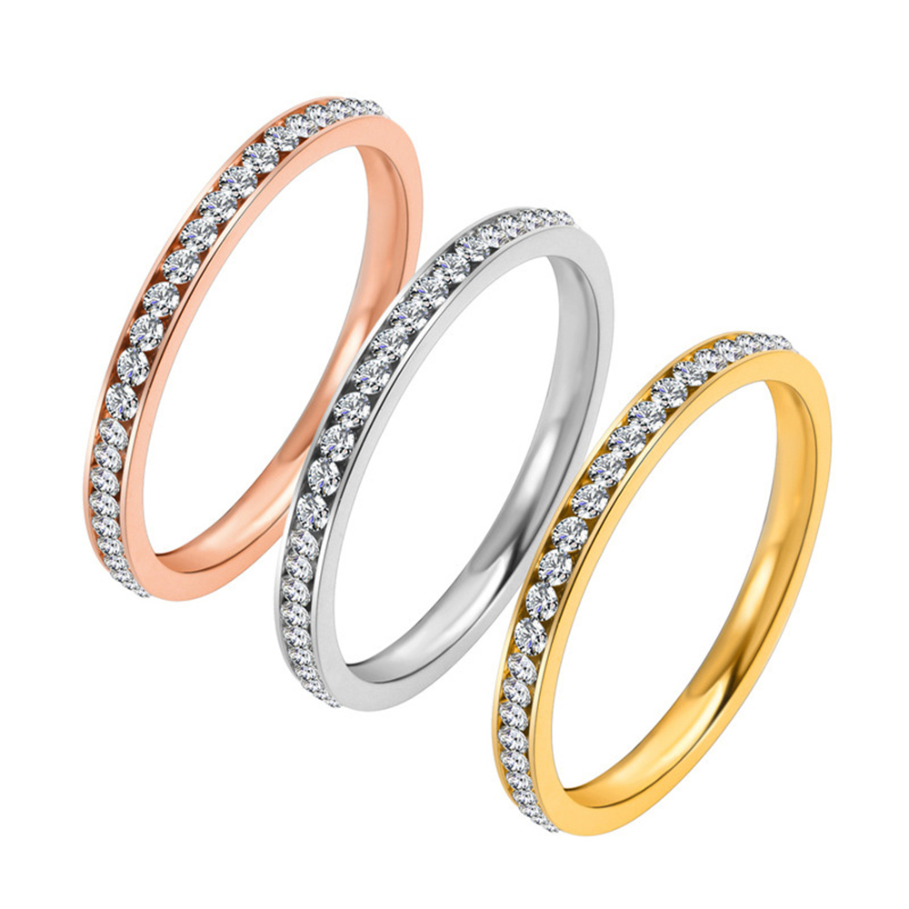 Pilates Ring Magic - Cincin zirkonia kubik es keluar 2mm