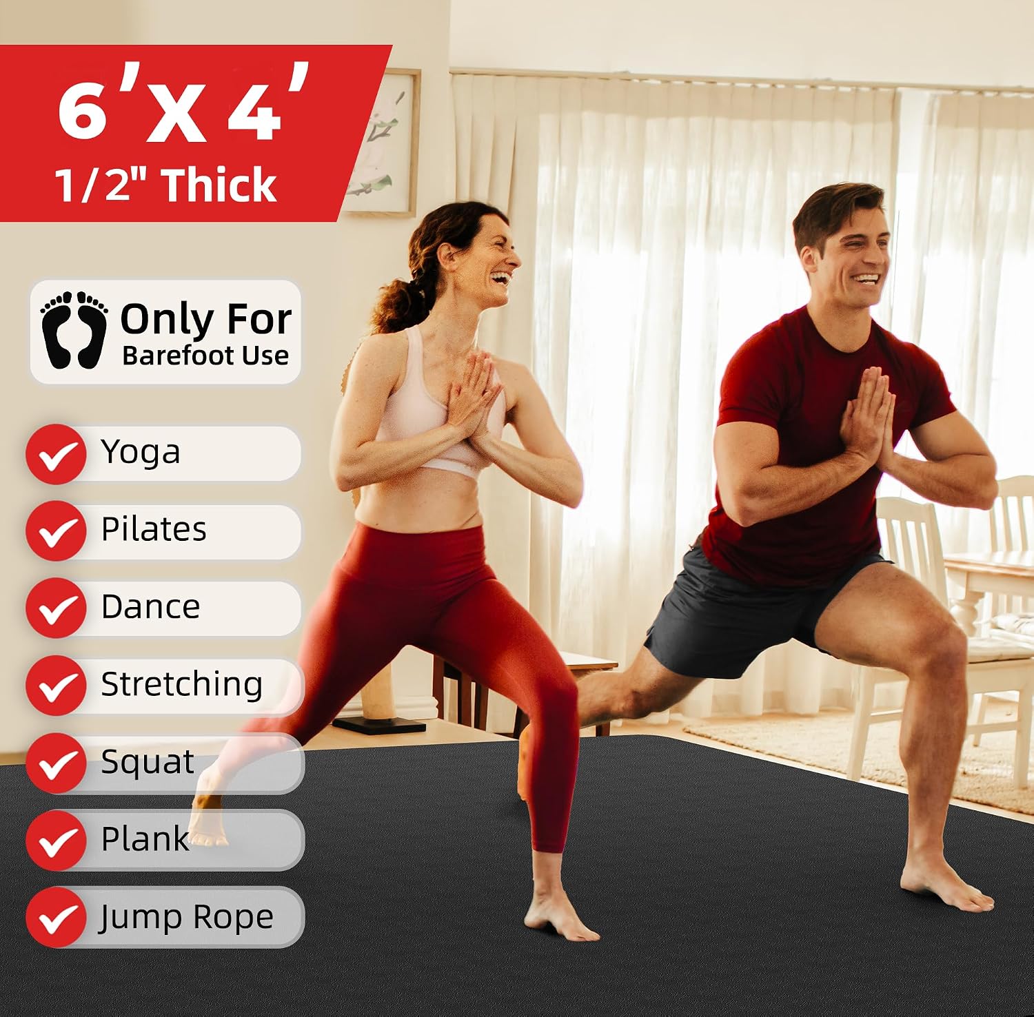 Matras Yoga Ekstra Besar 72x48 - Pilates Yoga Or Gym ulasan dan harga