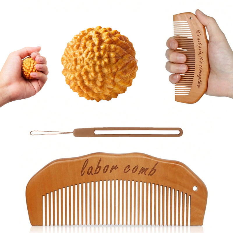 3pcs/Set Sisir Melahirkan Set  - Acupressure Ball Set ulasan dan harga