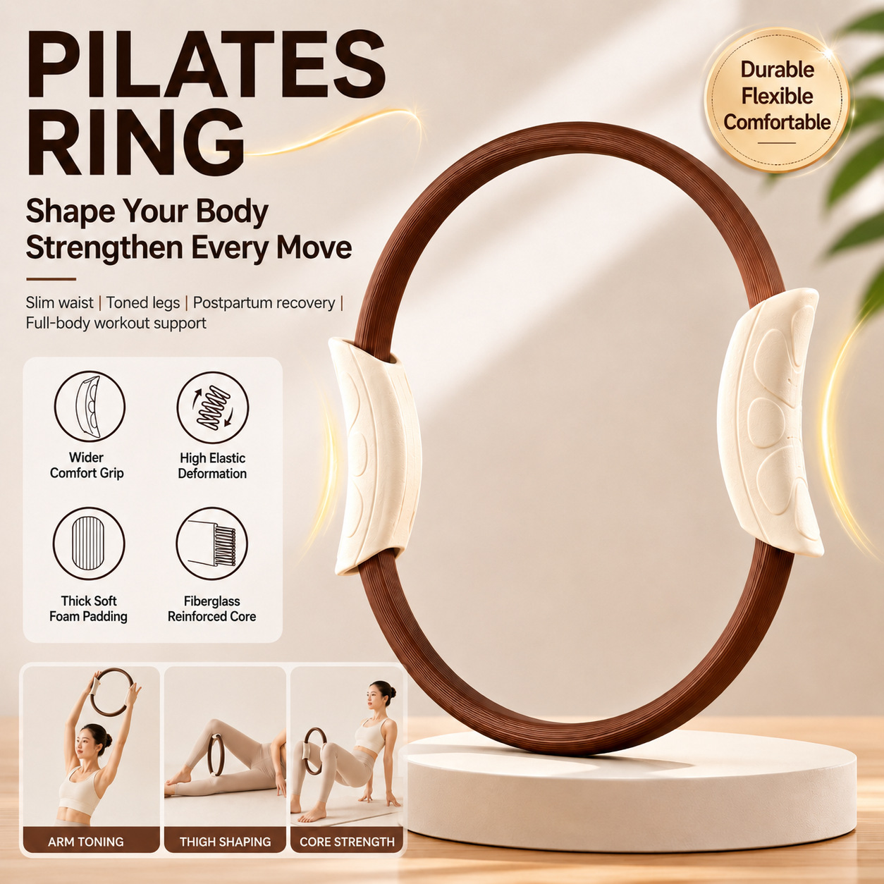 Ring Pilates, Ring Yoga, Alat  - Pilates Yoga Ring ulasan dan harga