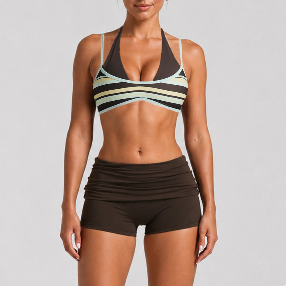 Bra Yoga Wanita Model Halter d - Pilates Yoga Wear ulasan dan harga