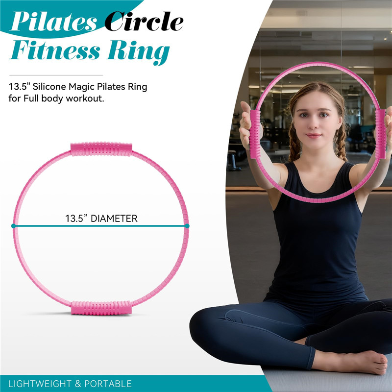 Cincin Yoga Silikon Ramah Ling - Pilates Ring Magic ulasan dan harga