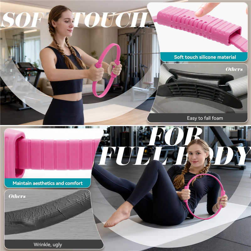 Cincin Yoga Silikon Ramah Ling - Pilates Ring Magic ulasan dan harga
